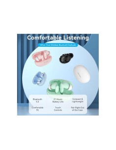 AURICULARES VENTION BLUETOOTH 5.3 TRUE WIRELESS 7 HORAS BLACK 2