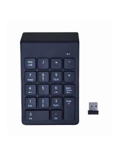 TECLADO NUMERICO GEMBIRD KEYPAD BLUETOOTH 18 TECLAS BLACK