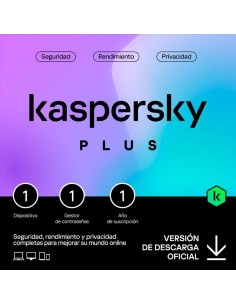 ANTIVIRUS KASPERSKY PLUS 1YEAR 1L PC/MAC/ANDROID/IOS L.ELECTRONICA