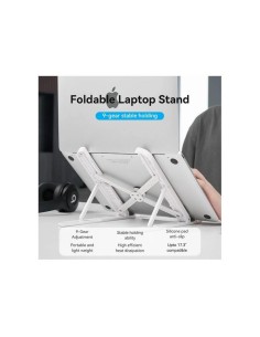 SOPORTE VENTION SOBREMESA PARA NOTEBOOK/TABLET HASTA 17.3 REG.ALTURA WHITE 2