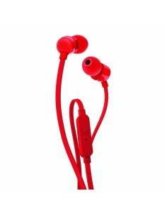 AURICULARES + MICROFONO JBL TUNE 110 IN EAR AUX RED