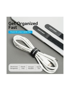 TIRAS ORGANIZADORA VENTION 12CM BLACK PACK 10UD 2