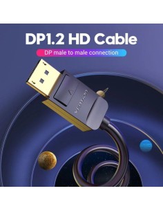 CABLE CONVERSOR VENTION DISPLAYPORT/M - HDMI/M 4K 5M BLACK 2