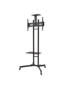 SOPORTE TV MONITOR AISENS SUELO CON RUEDAS 37-70 50KG BLACK 2