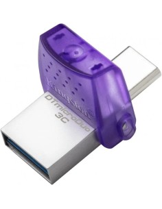 PEN DRIVE 128GB KINGSTON USB-A/USB-C 3.2 PURPLE 2