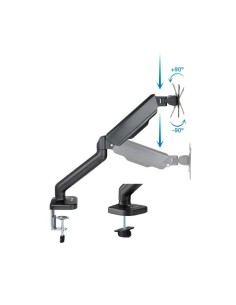 SOPORTE DE MESA TV MONITOR TOOQ ERGONOMICO ASISTIDO 17-32 BLACK 2