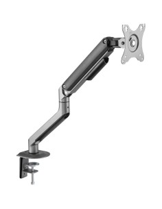 SOPORTE DE MESA TV MONITOR TOOQ ERGONOMICO ASISTIDO 17-32 BLACK/SILVER