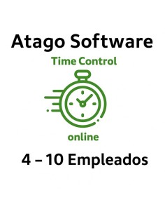 TIME CONTROL DE PRESENCIA ATAGO EN LA NUBE 4-10 EMPLEADOS ( ANUAL )