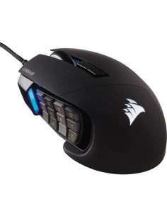 RATON GAMING CORSAIR SCIMITAR ELITE  RGB USB 16K DPI BLACK