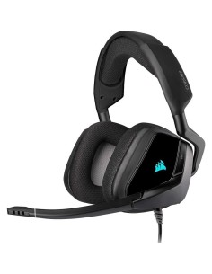 AURICULARES + MICROFONO CORSAIR VOID USB ELITE GAMING HEADSET RGB 7.1 BLACK