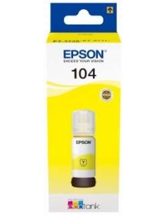 TINTA EPSON BOTE 104 YELLOW ECOTANK BOTTLE C13T00P440