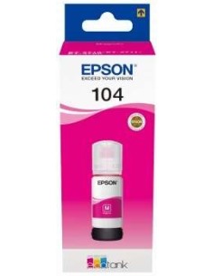 TINTA EPSON BOTE 104 MAGENTA ECOTANK BOTTLE C13T00P340