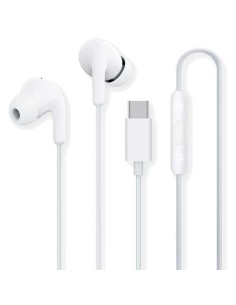 AURICULARES + MICROFONO XIAOMI MI DUAL DRIVER EARPHONES USB-C WHITE