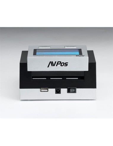 DETECTOR/CONTADOR DE BILLETES AVPOS DT35G EUR/LIBR 3YR GARANTIA