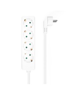 REGLETA AISENS 4 SCHUKOS PROTECCION 1,4M WHITE 2