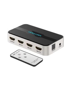 DUPLICADOR VENTION 3XHDMI HEMBRA - HDMI MACHO X1 AUDIO SILVER/BLACK