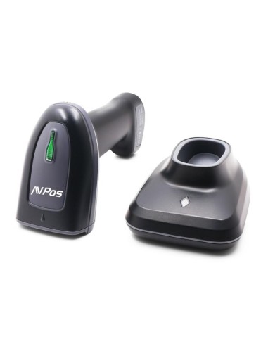LECTOR AVPOS CODIGOS 1D + 2D +QR BT230 WIRELESS 2.4 + BLUETOOTH + USB