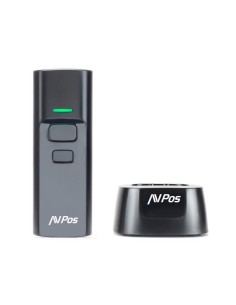 LECTOR AVPOS CODIGOS PORTATIL 2D + QR BT03 WIRELESS 2.4 + BLUETOOTH + BASE 2