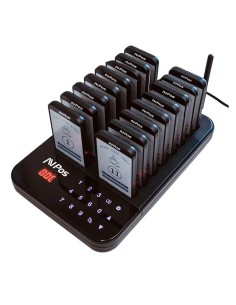 AVISADOR DE CLIENTES AVPOS 16 UDS + BASE DE CARGA 2