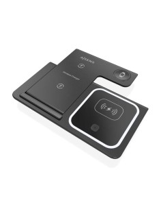 BASE CARGADOR AISENS SMARTPHONE/APPLE WATCH/AURICULARES WIRELESS BLACK 2