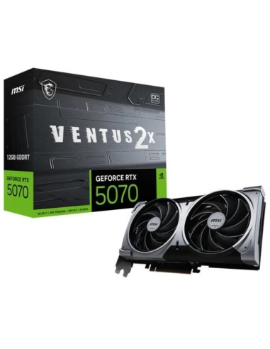 TARJETA DE VIDEO NVIDIA MSI VENTUS 2X OC RTX 5070 12GB GDDR7