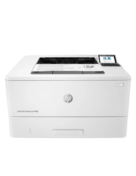 IMPRESORA HP LASER MONOCROMO LASERJET ENTERPRISE M406DN DUPLEX WHITE