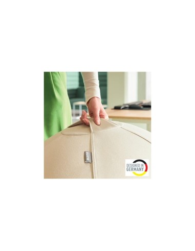 ASIENTO BALON LEITZ ANTIDESLIZANTE ERGO ACTIVE 55CM SILVER