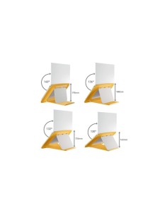 SOPORTE LEITZ SOBREMESA PARA NOTEBOOK ERGONOMICO 13-17 YELLOW 2
