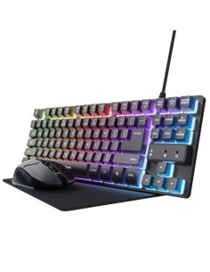 TECLADO + RATON WIRELESS + ALFOMBRILLA TRUST GXT 794 GAMING BUNDLE