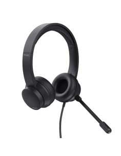 AURICULARES + MICROFONO TRUST HS-201 HEADSET USB BLACK 2