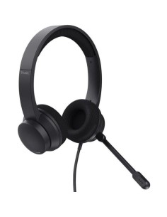 AURICULARES + MICROFONO TRUST HS-260 HEADSET ENC USB-A/USB-C BLACK 2