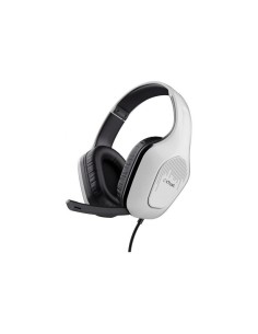 AURICULARES + MICROFONO TRUST GAMING GXT 415W ZIROX MULTI HEADSET WHITE