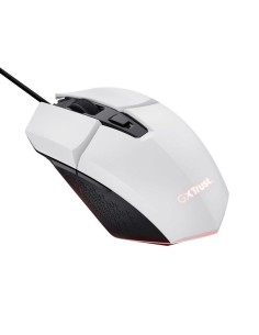 RATON TRUST GAMING GXT 109W FELOX RGB USB 6400DPI 6 BOTONES WHITE