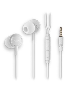 AURICULARES + MICROFONO NGS DRIFT IN EAR JACK 3,5MM WHITE 2
