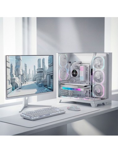 ORDENADOR GAMING INFINITY PRO WHITE RGB R7 9800X3D/32GB DDR5/SSD1TB NVME/WIFI/R.LIQ/800W/W11P