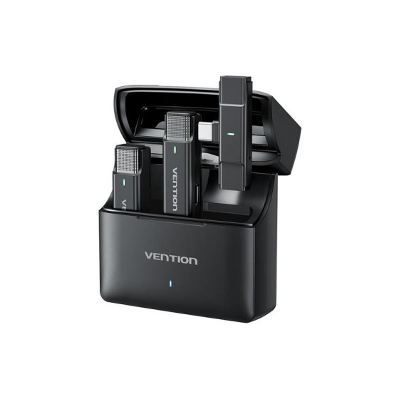 MICROFONO VENTION USB-C LAVALIER 2 MICROFONOS PINZA WIRELESS