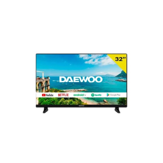 TELEVISOR DAEWOO 32 LED HD USB SMART TV ANDROID WIFI BLUETOOTH