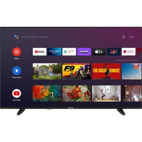 TELEVISOR DAEWOO 43 QLED 4K UHD USB SMART TV ANDROID WIFI BLUETOOTH