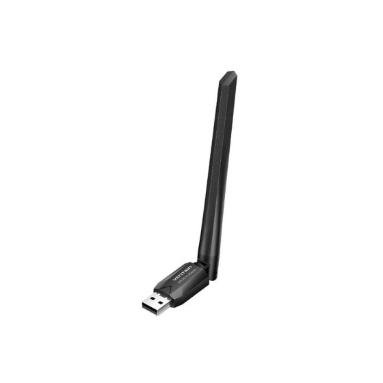 ADAPTADOR VENTION USB WIFI AC650 DUAL BAND BLACK