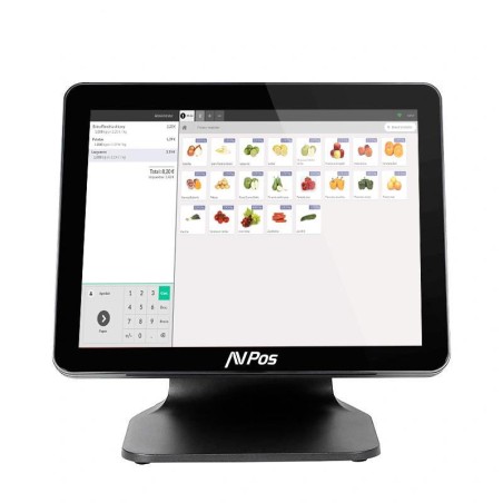 TPV AVPOS K4000 15 SLIM TACTIL N100/8GB/SSD128GB/W11P/BLACK 3YR GARANTIA