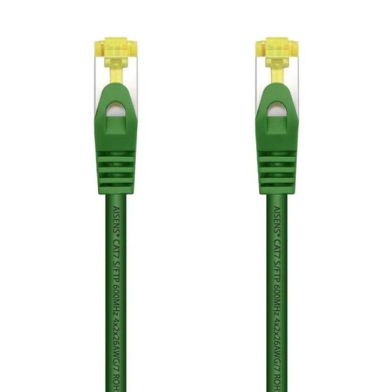 CABLE DE RED CAT.7 S/FTP 0.25M AISENS GREEN