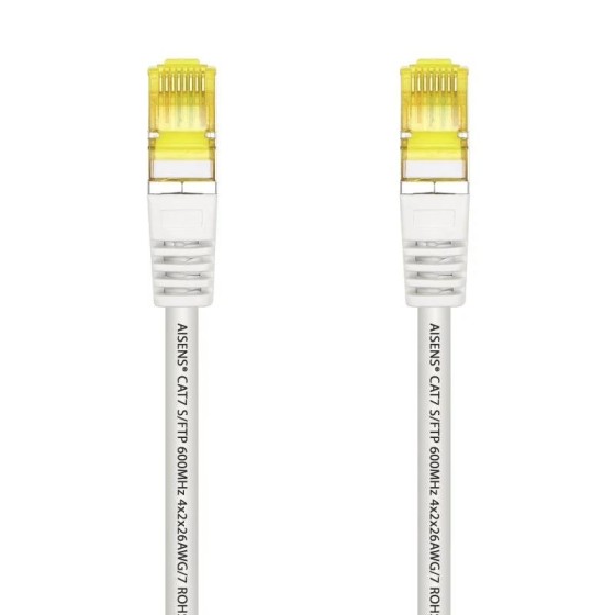 CABLE DE RED CAT.7 S/FTP 1M AISENS WHITE