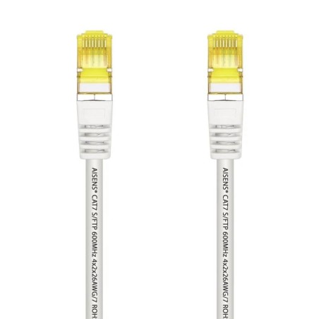 CABLE DE RED CAT.7 S/FTP 1M AISENS WHITE