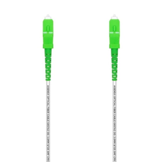 CABLE FIBRA OPTICA AISENS G657A2 3.0 LSZH 2M WHITE