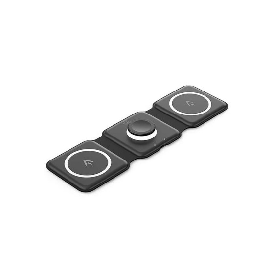 BASE CARGADOR PAD VENTION SMARTPHONE/APPLE WATCH/AURICULARES WIRELESS BLACK