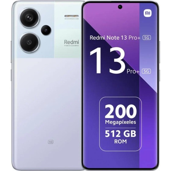 SMARTPHONE XIAOMI REDMI NOTE 13 PRO+ 6.67 8GB/256G/200MP/NFC/5G PURPLE