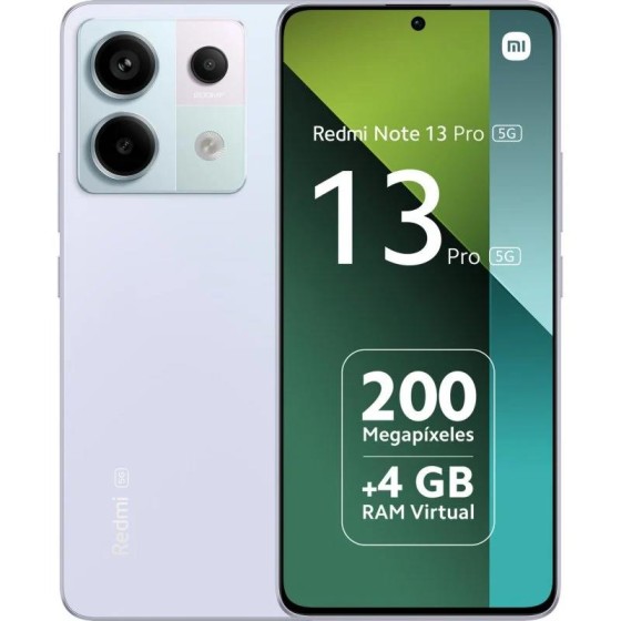 SMARTPHONE XIAOMI REDMI NOTE 13 PRO 6.67 8GB/256GB/200MP/NFC/5G PURPLE