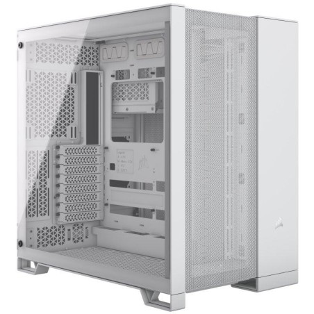 CAJA ORDENADOR GAMING CORSAIR 6500D AIRFLOW CRISTAL TEMPLADO WHITE