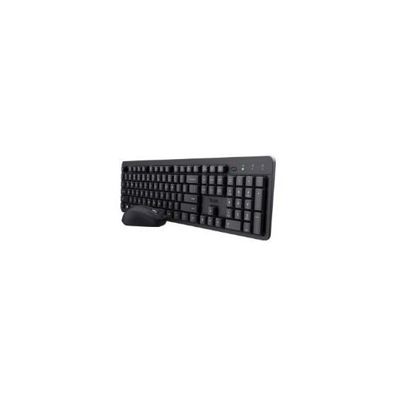 TECLADO + RATON TRUST ODY II WIRELESS SILENT BLACK