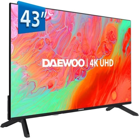 TELEVISOR DAEWOO 43 LED 4K UHD USB SMART TV WIFI BLUETOOTH HOTEL